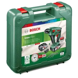 Bosch UNEO MAXX - Perforateur sans fil 18V (béton, maçonnerie, métal, bois, carrelage) avec coffret, 2 batteries 2,5Ah et chargeur