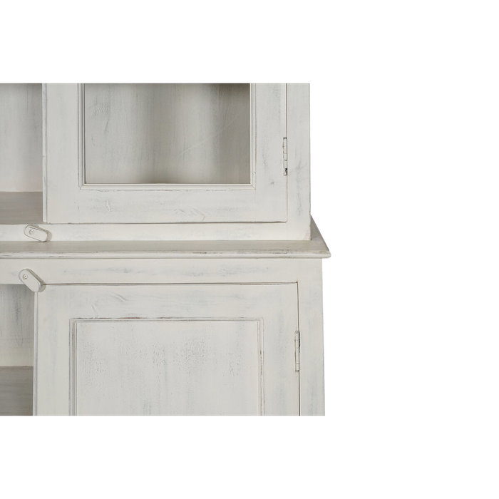 Home ESPRIT Présentoir Blanc Bois de manguier 122 x 43 x 230 cm