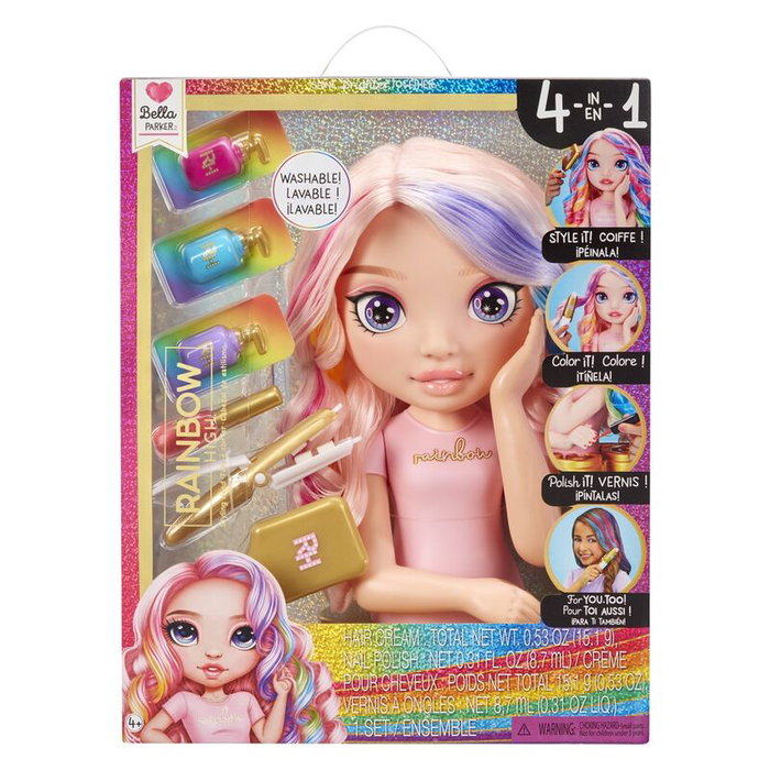 MGA Rainbow High Playset Styling Head Bella Parker