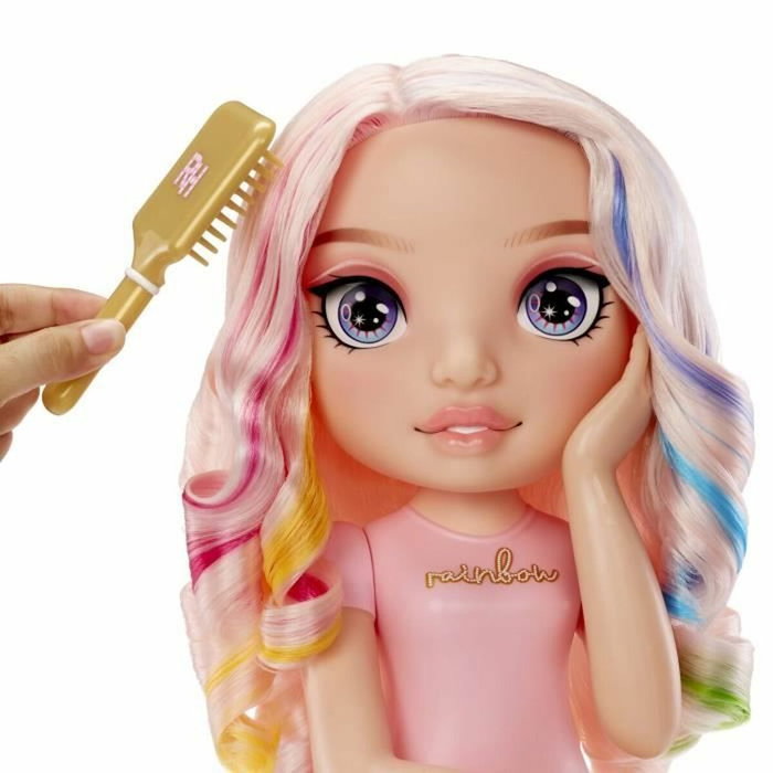MGA Rainbow High Tête à coiffer Bella avec accessoires de coiffure MGA Rainbow High Tête à coiffer Bella avec accessoires de coiffure
