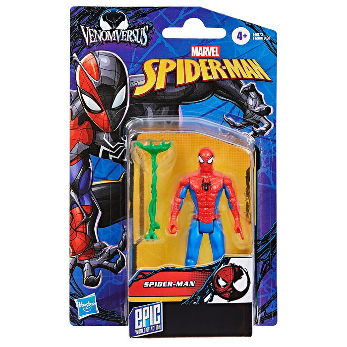 Hasbro Marvel Figurine Epic Hero Series - Spider-Man F6973 - Figurine articulée avec accessoire - Environ 10 cm - À partir de 4 ans