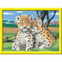 Ravensburger CreArt Kids Petits léopards, Kit de peinture par numéros 18x24cm
