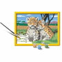 Ravensburger CreArt Kids Petits léopards, Kit de peinture par numéros 18x24cm