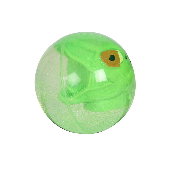 HTI Pelotes Sautantes Dinosaures avec Lumières - Lot de 12 - Langues: Anglais, Français, Allemand, Italien, Portugais, Espagnol - Pour Enfants 3 ans et plus