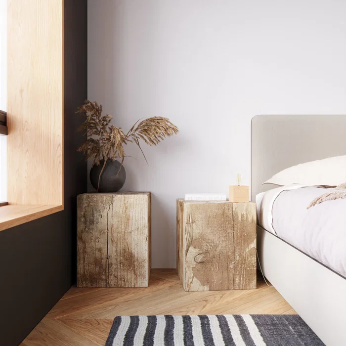 Abel Lámpara de Techo SOL-SL.0675 Lustre Plafonnier en Bois Naturel pour Intérieur