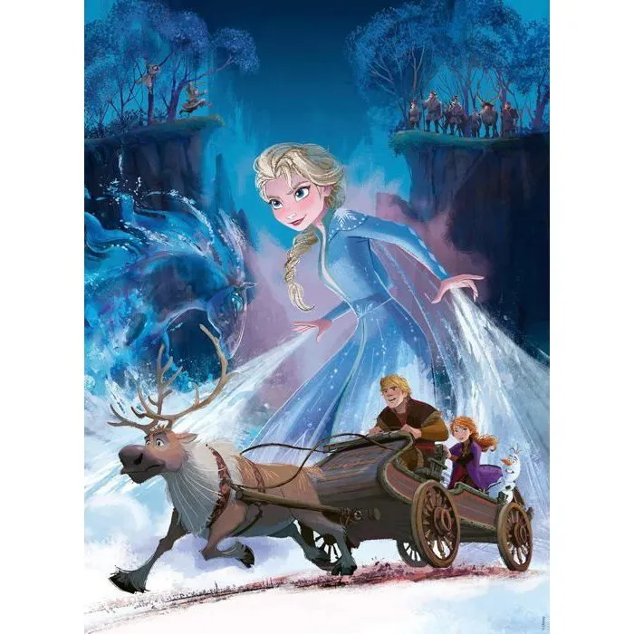 Ravensburger - Puzzle La Reine des Neiges 2 - 200 pièces XXL - Forêt Mystérieuse - Enfant 8 ans et plus