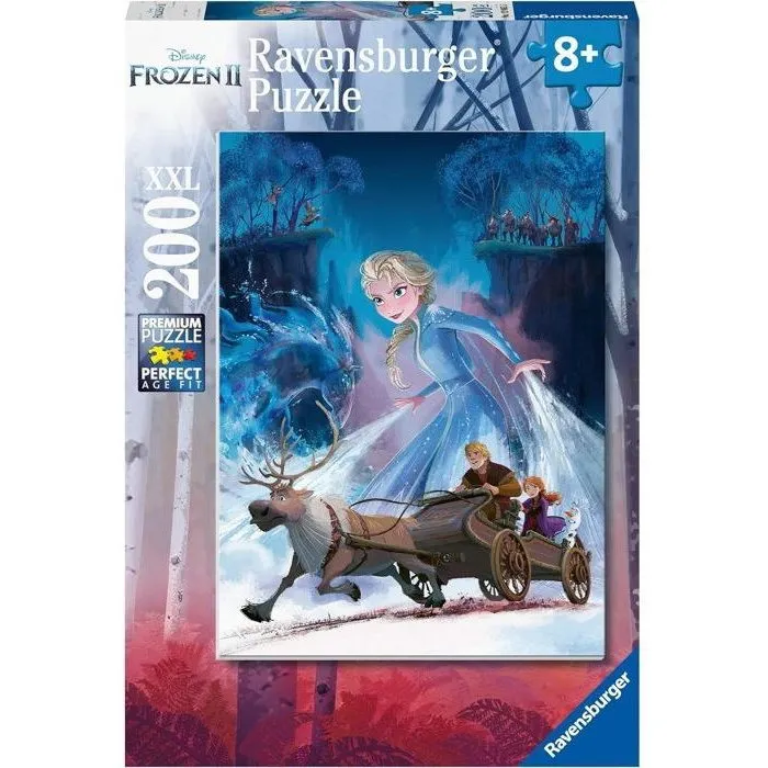 Ravensburger - Puzzle La Reine des Neiges 2 - 200 pièces XXL - Forêt Mystérieuse - Enfant 8 ans et plus