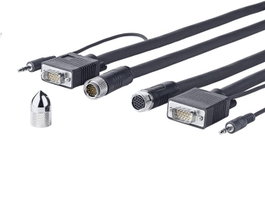 Vivolink Câble VGA + Audio Cross Wall 10M
