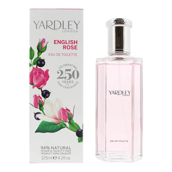 Yardley English Rose Eau de Toilette pour femmes, 125 ml Yardley English Rose Eau de Toilette pour femmes, 125 ml