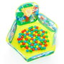 Molto Parc de jeux avec panier et 25 balles - 76x100x110 cm - Pour enfants dès 1 an - Espagnol/Anglais