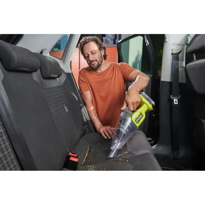 RYOBI - Aspirateur à main 18V ONE+ 29 AW RHV18-0 - Débit 1000 l/min - Capacité collecteur 600 ml - Interrupteur de verrouillage