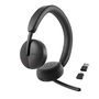 Dell WL3024 - Casque professionnel sans fil avec réduction de bruit IA pour conférences et productivité