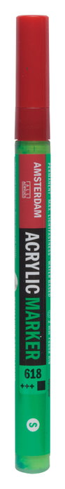 Amsterdam Marqueur Acrylique 2 mm Vert Clair Permanent 618 Amsterdam Marqueur Acrylique 2 mm Vert Clair Permanent 618