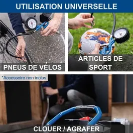 Scheppach C-ACT160/6-X Compresseur sans fil 20V avec batterie et starterkit 2.5Ah, cuve 6L, pour travaux mobile à la maison, atelier ou garage