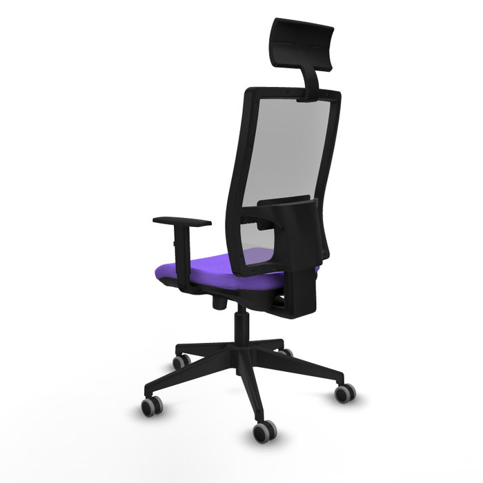 Piqueras y Crespo Chaise de Bureau 1D066G1 Lila et Gris Piqueras y Crespo Chaise de Bureau 1D066G1 Lila et Gris