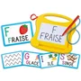 Lisciani Giochi CAROTINA Mini ardoise magique Alphabet éducatif - Apprentissage lettres, dessin, écriture pour enfants 3-6 ans avec fiches pédagogiques réutilisables