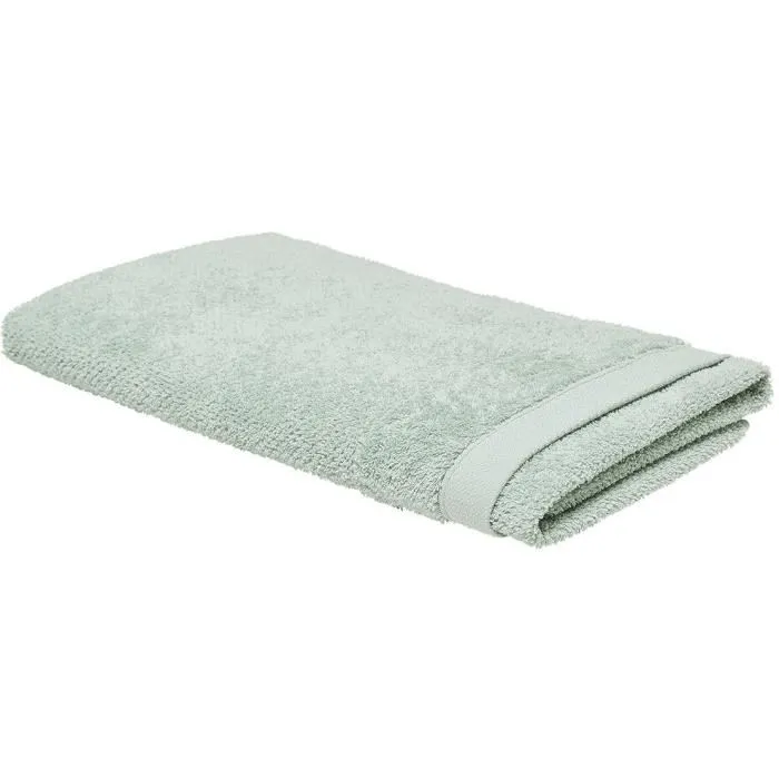 Today Serviette de bain 100% coton biologique certifiée GOTS et Oeko-Tex, 70 x 130 cm, 450 g/m², Organic Celadon, absorption élevée, facile d'entretien