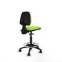 PIQUERAS Y CRESPO Tabouret Isso Asynchrone Tissu Vert Pistache