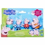 Hasbro Peppa et sa famille de 5 avec bébé Evie, coffret de figurines