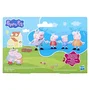 Hasbro Peppa Pig Figurines articulées Famille de 5 avec bébé Evie, coffret jouets pour garçons et filles dès 3 ans