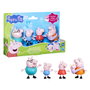 Hasbro Peppa et sa famille de 5 avec bébé Evie, coffret de figurines