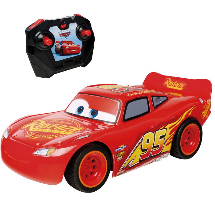 JADA TOYS Coche radio control Rayo McQueen Cars Disney Pixar 1:24