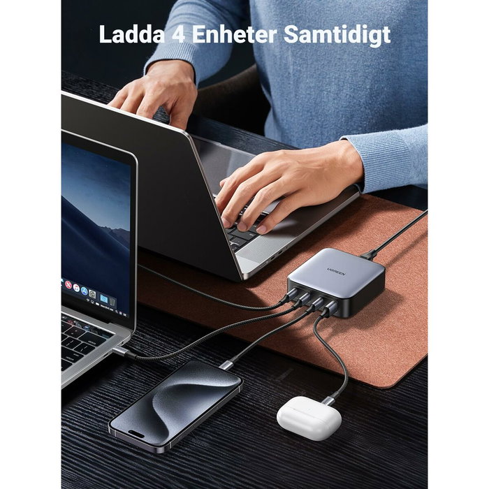 Câble USB vers Lightning Ugreen 90928 Gris 2 m Câble USB vers Lightning Ugreen 90928 Gris 2 m