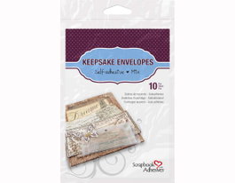 Scrapbook Adhesives by 3L Set de 10 pochettes plastiques adhésives de tailles assorties
