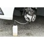 Powertrac Purgeur de frein avec bocal 0,5L et clapet anti-retour - PRECISION STEEL - Flexible 45 cm