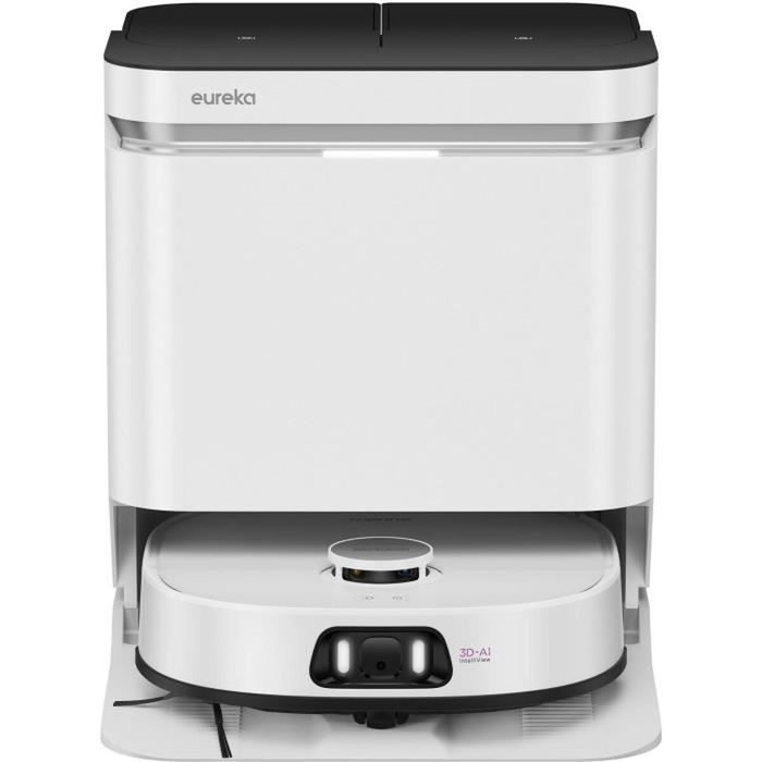 Eureka J15 Pro Ultra - Robot aspirateur laveur 16 200 Pa avec lavage à l'eau chaude 75°C Eureka J15 Pro Ultra - Robot aspirateur laveur 16 200 Pa avec lavage à l'eau chaude 75°C