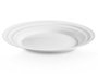 Vivalto Assiette plate Ondas Opal 27 cm Blanc - Compatible lave-vaisselle et micro-ondes (Set de 24)