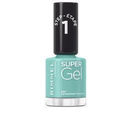 Rimmel London Vernis à ongles SUPER GEL #093 Promesse Menthe Poivrée Finition Gel Longue Tenue 12 ml