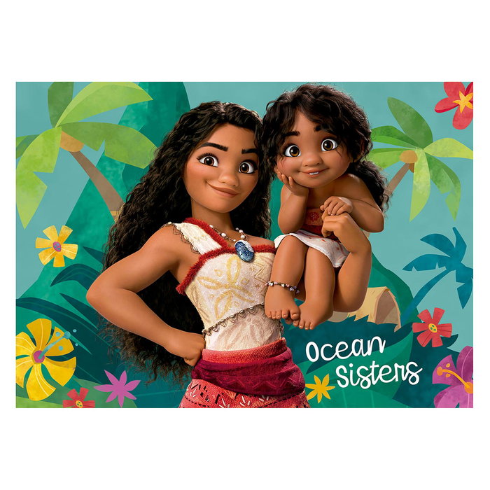 Educa Puzzle Disney Vaiana 2 Puzzles de 48 Pièces Chacun Modèle 20102, Grandes Pièces pour Enfants à Partir de 4 Ans