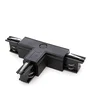 Connecteur T Rail Triphasé Noir