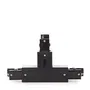 Connecteur T Rail Triphasé Noir
