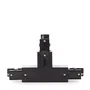 Connecteur T Rail Triphasé Noir