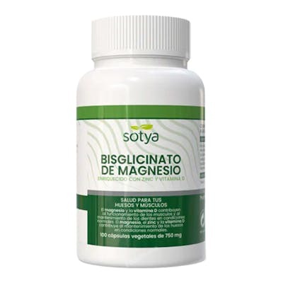 SOTYA Bisglycinate de Magnésium avec Zinc et Vitamine D 750mg, 100 capsules SOTYA Bisglycinate de Magnésium avec Zinc et Vitamine D 750mg, 100 capsules