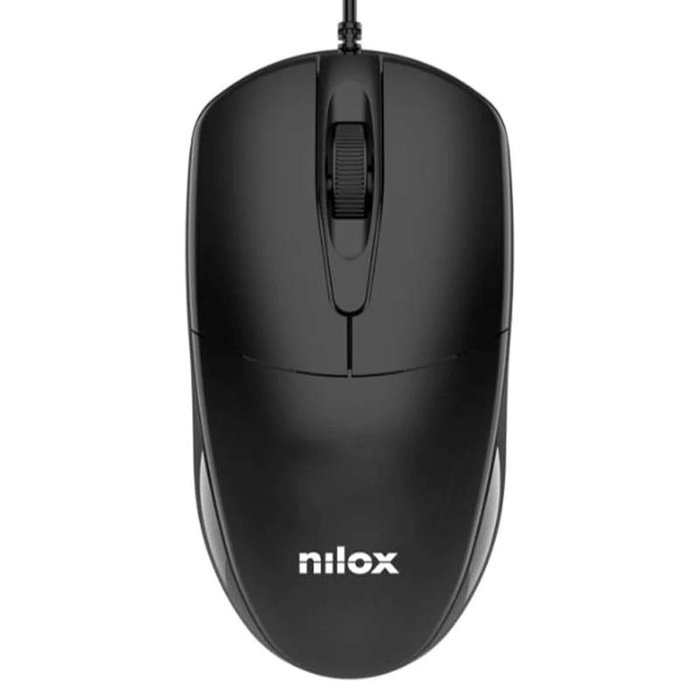 Nilox NXKME0011 Kit Clavier + Souris USB 2.0, Layout Espagnol, Noir