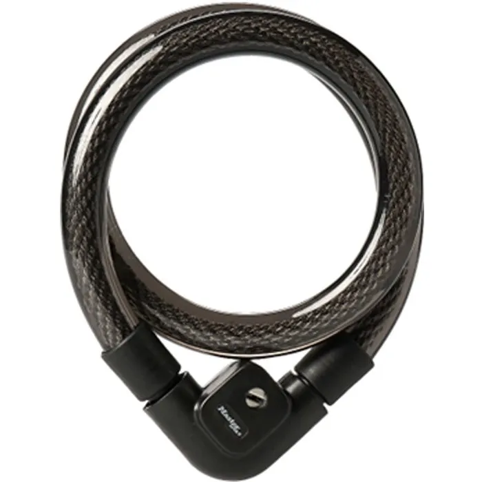 Master Lock Antivol câble à clé, 1 m, Acier tressé Master Lock Antivol câble à clé, 1 m, Acier tressé