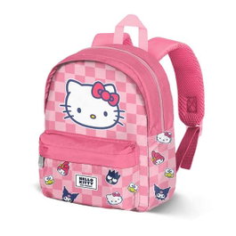 Karactermania Hello Kitty Mochila Joy Chess - Sac à dos Hello Kitty léger pour enfant, 27 x 22 x 10 cm, rose, polyester