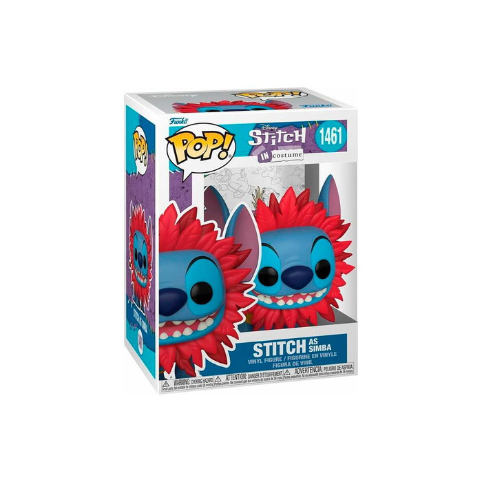 FUNKO Figurine Pop! Disney Stitch en costume Simba