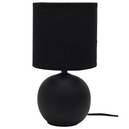 Home Deco Factory Lámpara de mesa en céramique noire