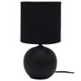 Home Deco Factory Lámpara de mesa en céramique noire