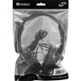 Sandberg Saver MiniJack - Casque audio pliable avec contrôle de volume sur câble - Compatibilité universelle MiniJack pour voyages