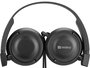 Sandberg Saver MiniJack - Casque audio pliable avec contrôle de volume sur câble - Compatibilité universelle MiniJack pour voyages