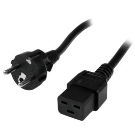 StarTech.com PXTEUC192M Câble d'alimentation Schuko EU C19 2 mètres 16A 250V Noir