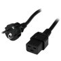 StarTech.com PXTEUC192M Câble d'alimentation Schuko EU C19 2 mètres 16A 250V Noir