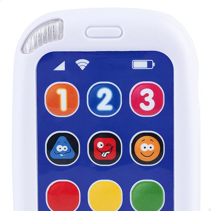 PLAYGO Téléphone d'apprentissage bilingue espagnol et anglais pour bébé +12 mois avec lumières et sons - Dimensions 8x13x13 cm