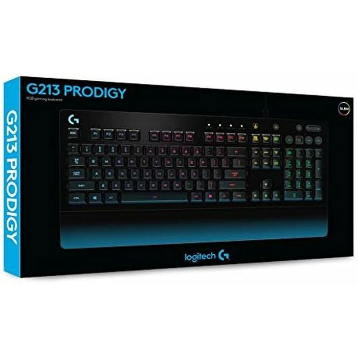 Clavier Logitech G213 Prodigy Noir Espagnol Qwerty Clavier Logitech G213 Prodigy Noir Espagnol Qwerty