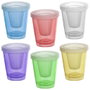 Pick and Drink Lot de 6 moules pour verres de glace assortis